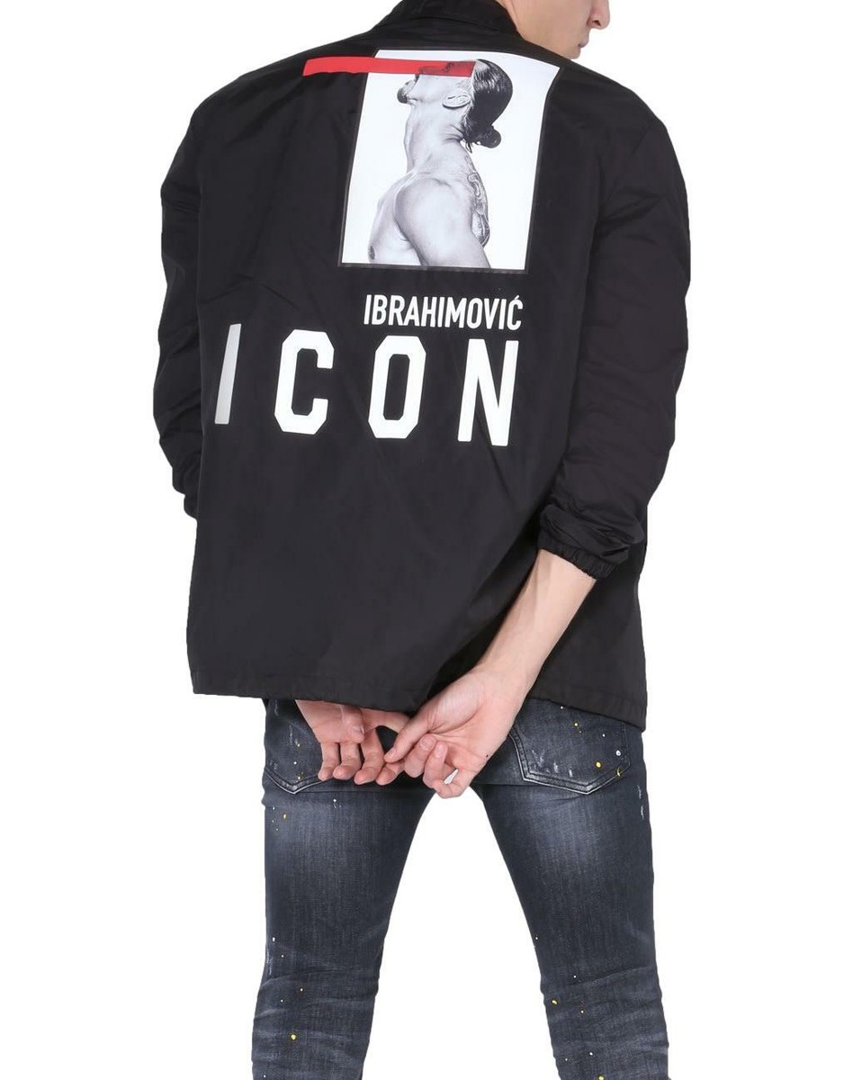 DSQUARED2 men's windproof jacket ICON IBRAHIMOVIC S79AM0021 DSQUARED2 men's windproof jacket ICON IBRAHIMOVIC S79AM0021