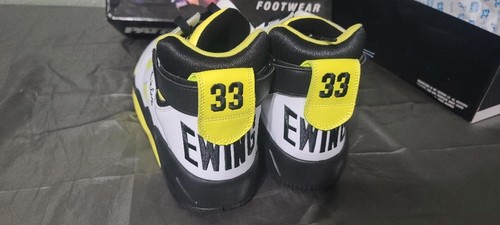 Patrick Ewing Athletics Baseline Mens Size 15 Basketball Shoes White Black Lemon - Picture 3 of 7