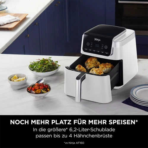 Ninja AF180EUWH Max Pro Heißluftfritteuse Fritteuse Frittiergerät 6,2L 2000W - Bild 9 von 10