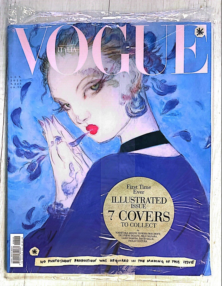 YOSHITAKA AMANO Vogue Magazine Italia January 2020 featuring
