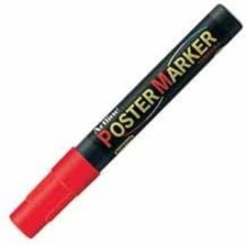 Poster Markers,Highly Opaque,Bullet Point 2.0mm,RED