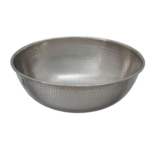 Thompson Traders - Petit Manet - 14" Round Nickel-Plated Polished Bathroom Sink - Picture 1 of 11