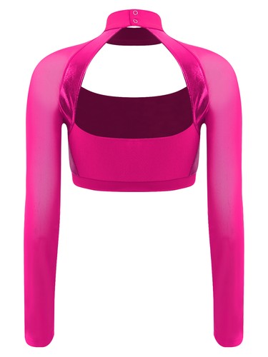 Women Cheer Uniform Tops Night Club Crop Top Rhinestone Cheerleader Costume - Picture 47 of 87