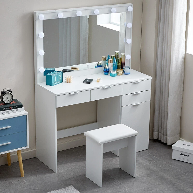 White makeup desk outlet