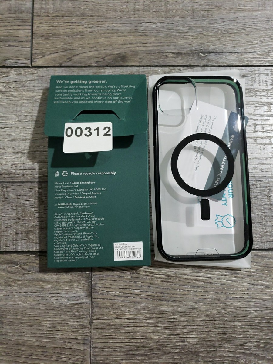 Mous Case for iPhone 15 Plus MagSafe Compatible Clear Clarity  Protect