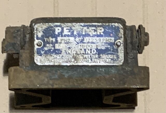 Petter PH2 Rocker Box & ￼ identification Plate