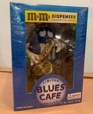 m&'ms（エムアンドエムズ）ディスペンサー ブルースカフェ　サックス Amazon.com: M&M'S DISPENSER COLLECTOR SERIES LIMITED BLUES