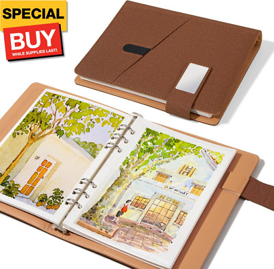 Watercolor Sketchbook,100% Cotton Acid Free Watercolor Paper,300gsm/140lb Cold P