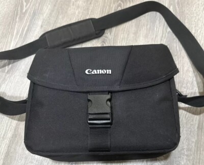 Canon Camera Bag Large  Black  Gadget Shoulder Strap Compartment DividerCase