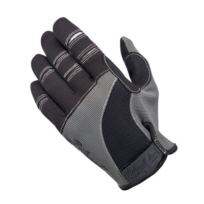 Biltwell Motorcycle Gloves Grey/Black Size 2XL