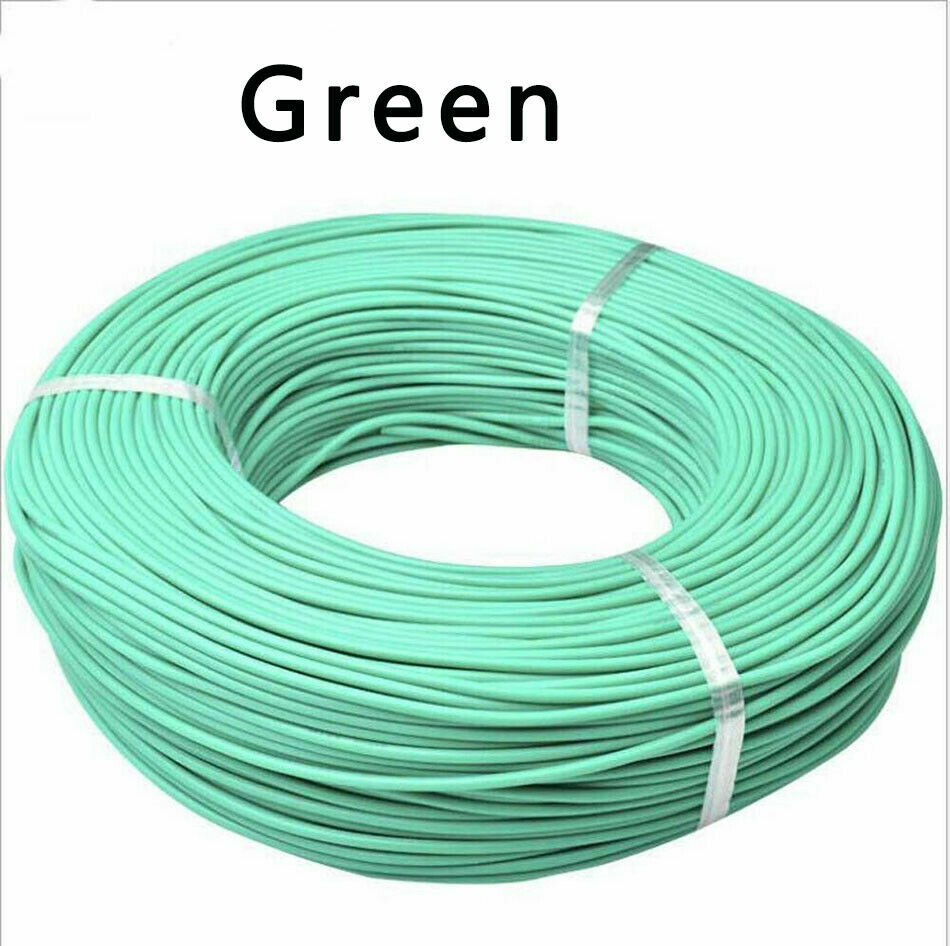 14/16/18/19/20/22/24/26/28/30AWG Colored Wire PTFE Silver Plated Copper Cable