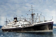 azc0022 - Shaw Savill Liner - Athenic , built 1947 - photograph 6x4