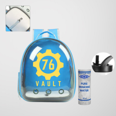 Retro Style Big Backpack Property of Vault Style W Tumbler Sport Cap Old Style