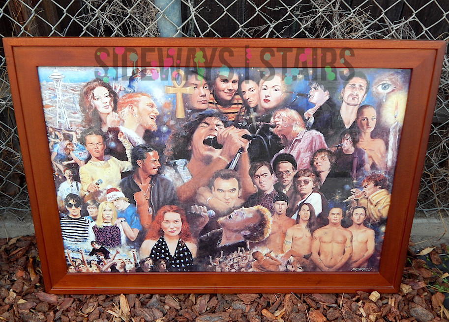 MICARELLI '90s ROCK MUSIC ART PRINT Morrissey Bjork Cornell STP Reznor Kurt  REM