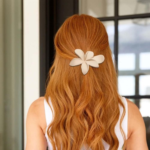 4PCS Flower Hair Clips for Women Matte French Elegant Hair Barrette Cute Non-... - Picture 6 of 6
