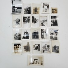 Vintage B W Photos Late 40s Lot of 20 Women, Men, Nature