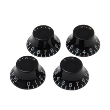 Gibson PRHK-010 Black Top Hat Knobs - 4 pack