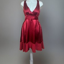 Vintage Beb  Red Silk Dress
