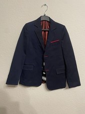 Jungen Blazer Sakko Gr. 134 Dunkelblau