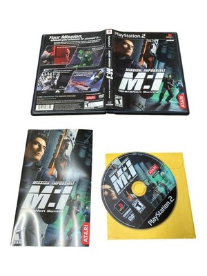 Sony PlayStation 2 PS2 CIB Complete TESTED Mission Impossible Mi Operation Surma