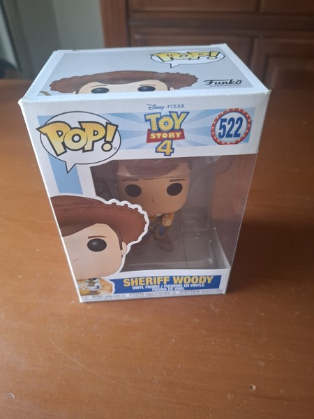 Funko Pop! Disney: Toy Story 4: Woody Figura Bobble Head
