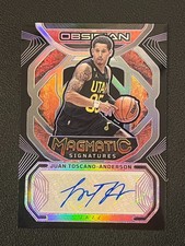 Juan Toscano-Anderson 2022-23 Obsidian Auto Magmatic Signatures /75 
