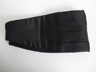 Lord West Men Black Adjustable Bow Tie & Pleated Cummerbund Box Set 27"-50" Prom — photo 7