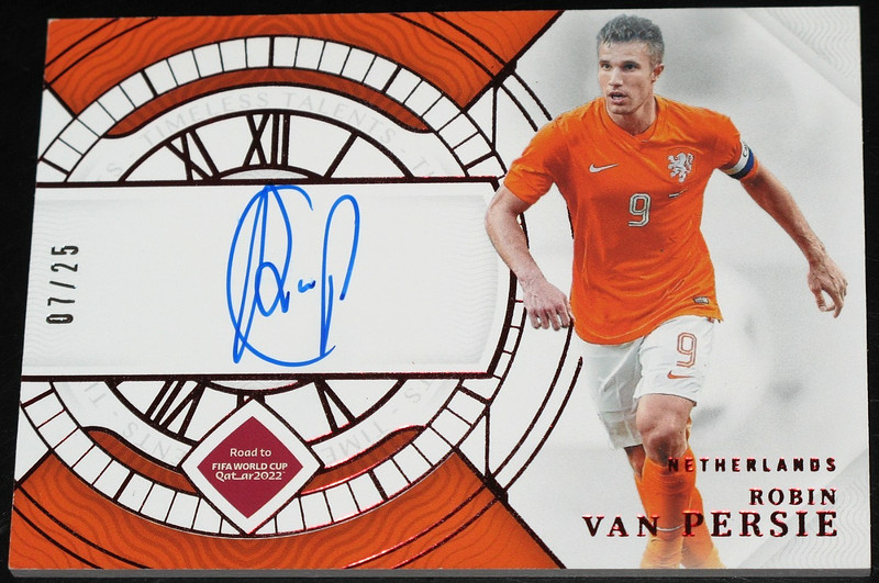 2022 National Treasures Road FIFA Robin Van Persie Timeless Talents Auto # 07/25
