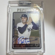 Topps 2005 Retired Signature Edition Joe Pepitone Autograph Yankees TA-JP