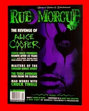 REVENGE OF ALICE COOPER RUE MORGUE MAGAZINE ISSUE #225 JULY AUG 2025
