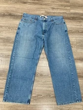 Levis 569 Jeans Mens 40x30 Medium Wash Loose Straight Baggy Denim Wide leg