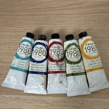 Gamblin 1980 Oil Colors Lot Of 5 Paint Tubes 37ml Artist Paint *slightly used*