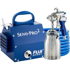 Fuji Semi-pro 2 Hvlp Paint Spray Gun System With Bottom Feed Cup 2202