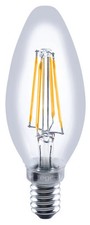 Light Bulb Clear 3.4w Filament LED Candle Dimmable 2700K E14 470lm =40w Integral