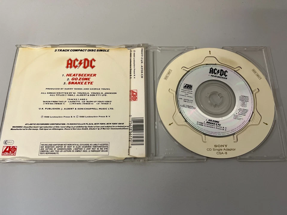 AC/DC – Heatseeker - 3" Mini CD Single © 1988 - Bild 2 von 2