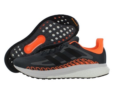 Adidas Solar Glide ST 3 Mens Shoes Size 10, Color: Grey/Black/Screaming Orange