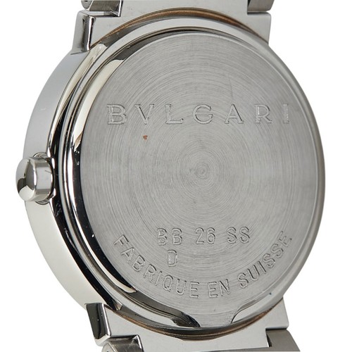 BVLGARI Bulgari Bulgari Watches BB26Stainless Steel Quartz black dial Women ... - Picture 6 of 13