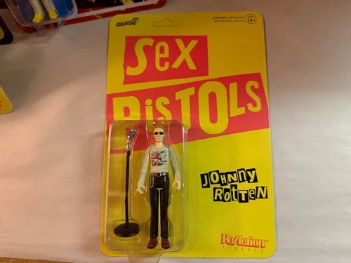 Super7 Reaction Sex Pistols Johnny Rotten Figure