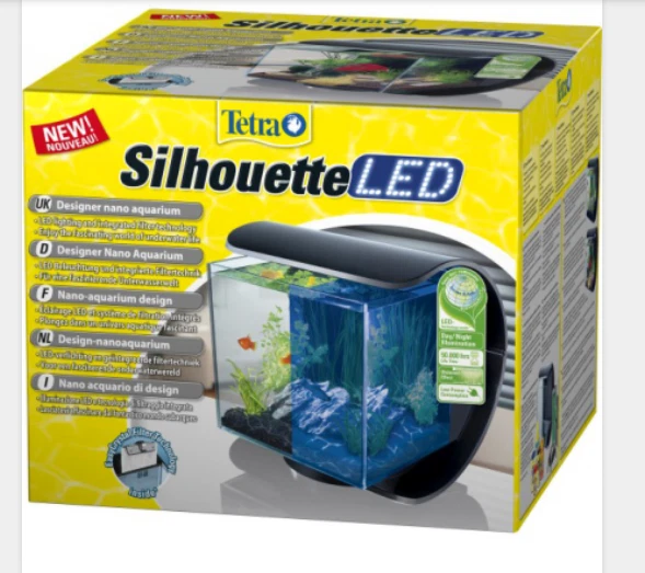 ACQUARI ACQUARIO TETRA SILHOUETTE ILLUMINAZIONE LED COMPLETO DI FILTRO 12 LT - Immagine 4 di 4