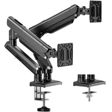 Dual Monitor Arm for 17-32 Inch Computer Screens, 22lbs per Arm, Full Motion ...