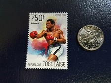 Muhammad Ali Cassius Clay Boxing Stamp Togolaise 2014 Perforated Stamp (d)