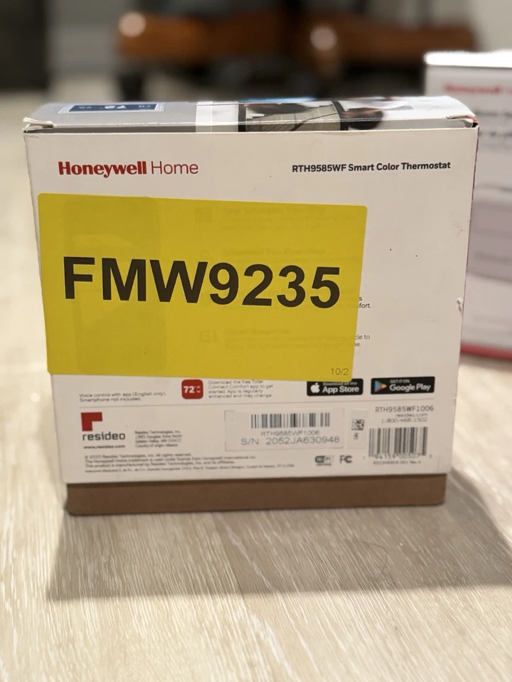 Termostato de color inteligente Honeywell Home SELLADO DE FÁBRICA + 2 sensores de habitación inteligentes  Foto 4 de 4