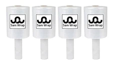 (R) Stretch Wrap 5" x 1000' Roll With Handle, 80 Gauge Extra Thick Durable -A...