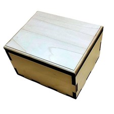Hurricane Puzzle Box  Personalized Wooden 5th Anniversary Gift