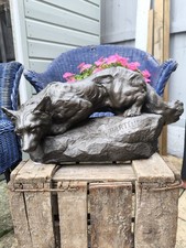 Sculpture of a Fox Early 20th Century Bartelier Signed