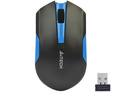 4711421929448 Mouse V-Track G3-200N-1 (Black + Blue) A4 TECH