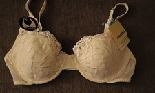 New Vintage WONDERBRA Extravagance Embroidered Convertible Halter 38C