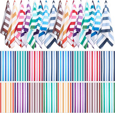 16 Pack Oversized Microfiber Beach Towels, 59 x 28 Inch Quick-Dry Pool Swim To