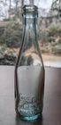 RARE Sea Blue Coca-Cola, Utah, Tooled Top Soda Bottle, VINTAGE