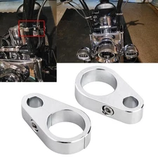 Handlebar Clutch Cable Brake Line Clamp Holder 1 inch For Harley Dyna Sportster